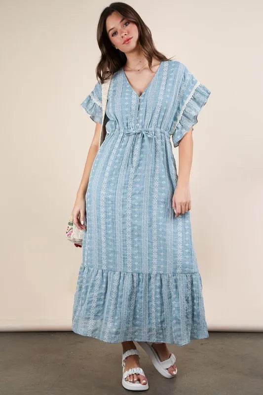 VERY J Embroidered Boho Ruffled Midi Dress Trendsi 0069677d63284400b80a7cf73f2b9741-Max-Origin