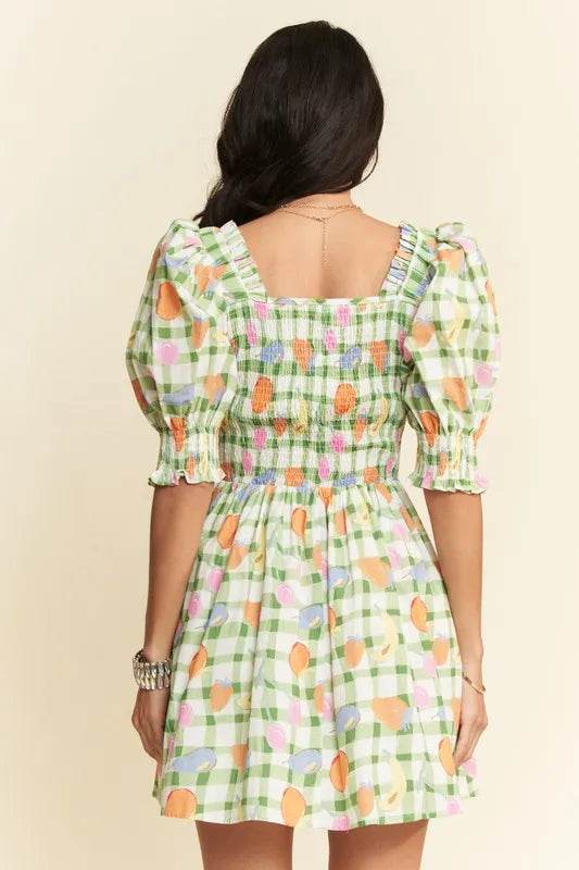 Davi & Dani Fruits Printed Smocking Mini Dress Trendsi 0069d3fb4dc3486485695ed7ac74411b-Max-Origin
