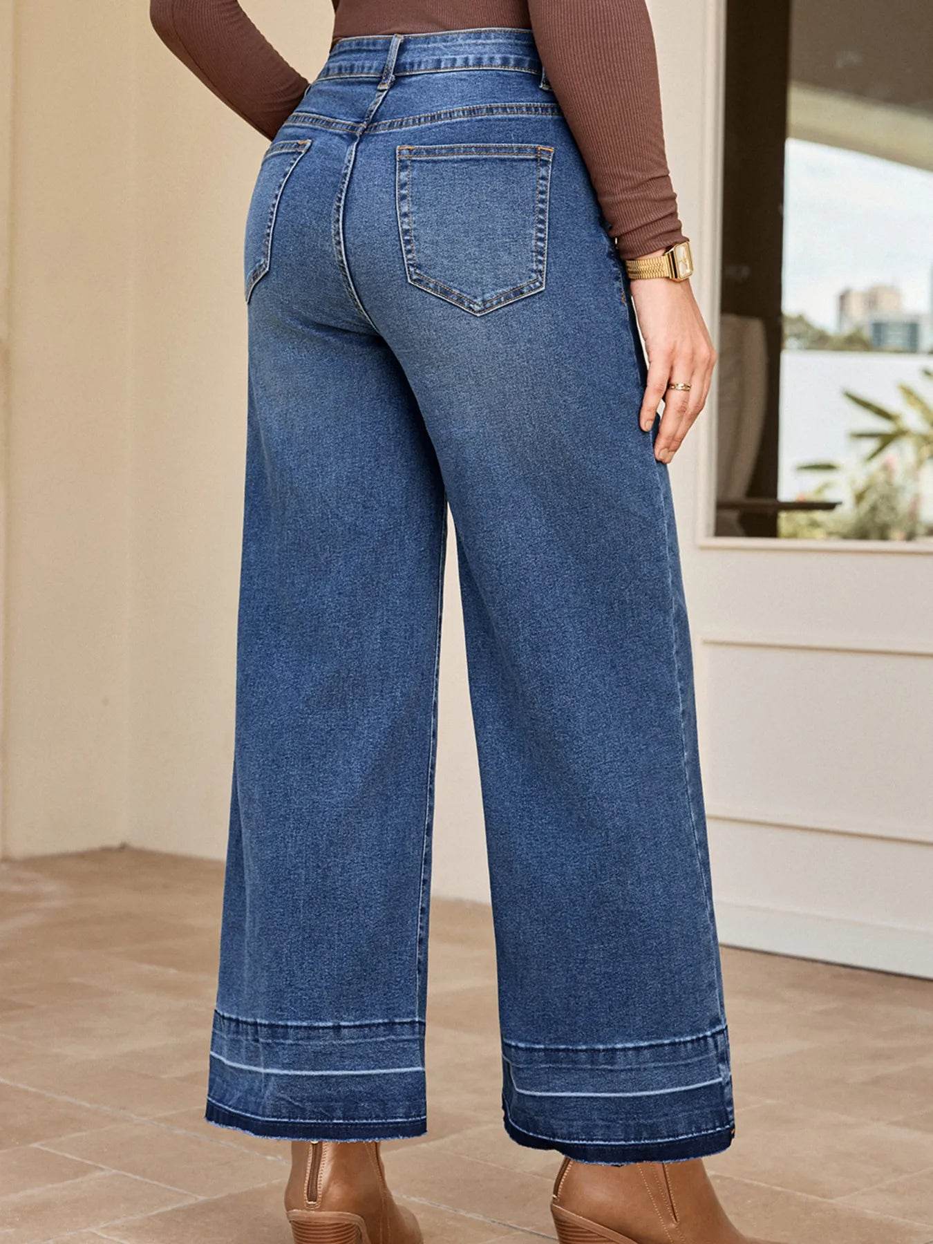High Waist Wide Leg Washed Jeans Trendsi 008974d20e854cc688e6c5910af30b48-Max-Origin