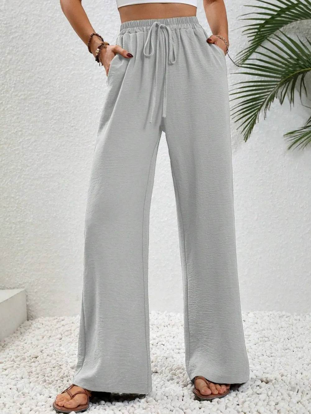 Wide Leg Drawstring Pants Light Gray Trendsi 008cb00a-afbc-4db4-ad19-737d3ecde73f-Max
