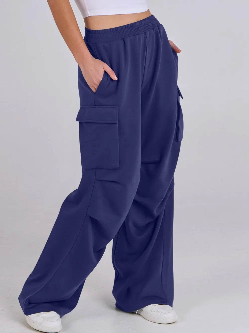 Elastic Waist Wide Leg Pants with Pockets Trendsi 00af4b6f-41ea-41c1-bb3d-a8d8b52f0b21-Max