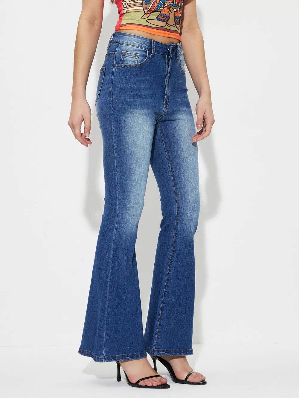 Mid-Rise Waist Bootcut Jeans Trendsi 00b6bfb3-3805-49ad-8de7-234f26490bc9-Max