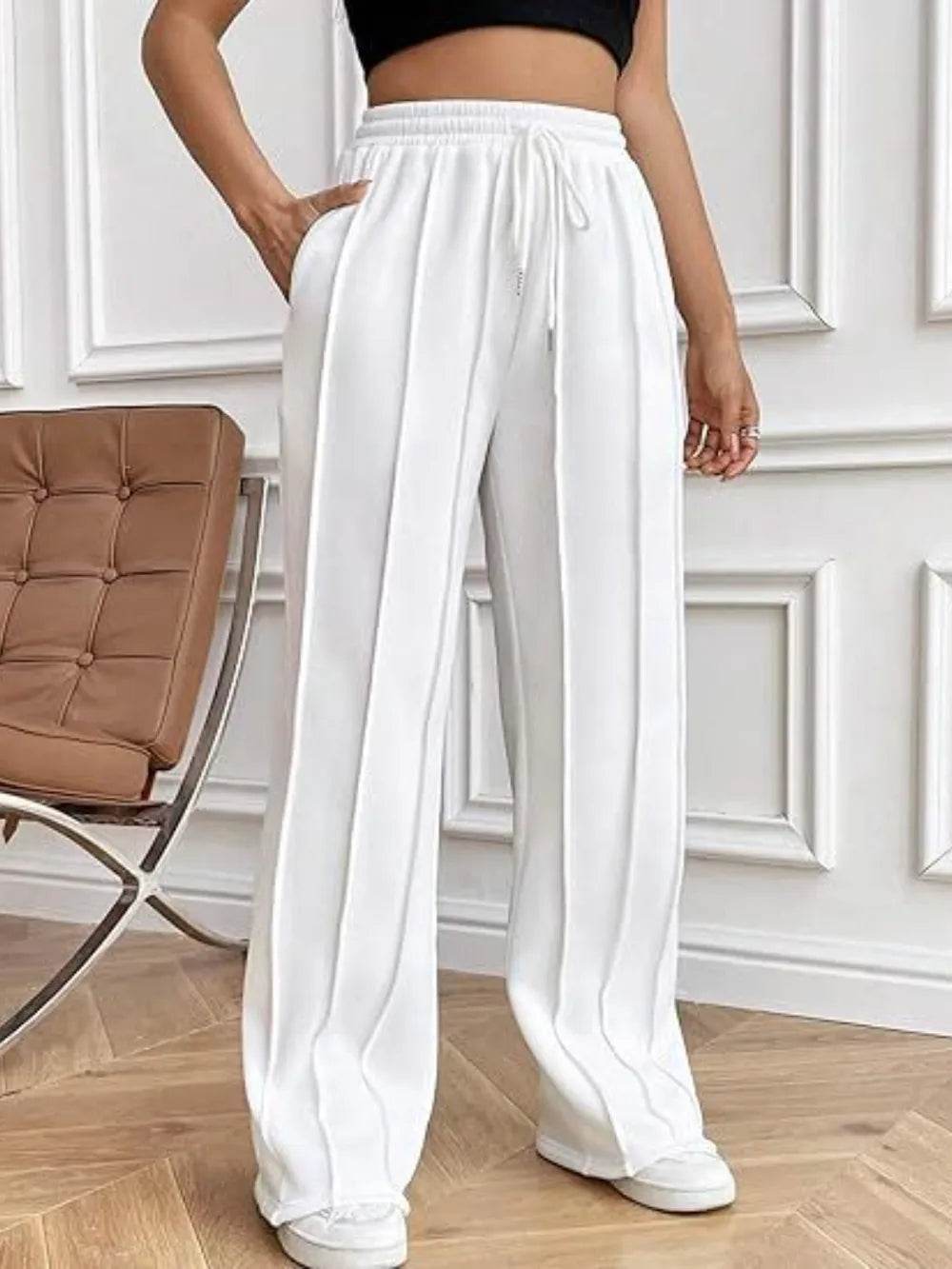Drawstring Wide Leg Pants with Pockets White Trendsi 00d44ccc-07b8-4d96-a08c-826e790274a9-Max
