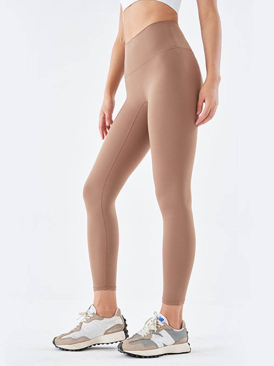 Wide Waistband Sports Leggings Mocha Trendsi 00d6e4d7a3344c0fa1e146d32be420ef-Max