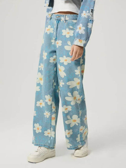 Pocketed Floral Wide Leg Jeans Trendsi 01509559-b10f-4fe0-9b37-d804148de5fe-Max