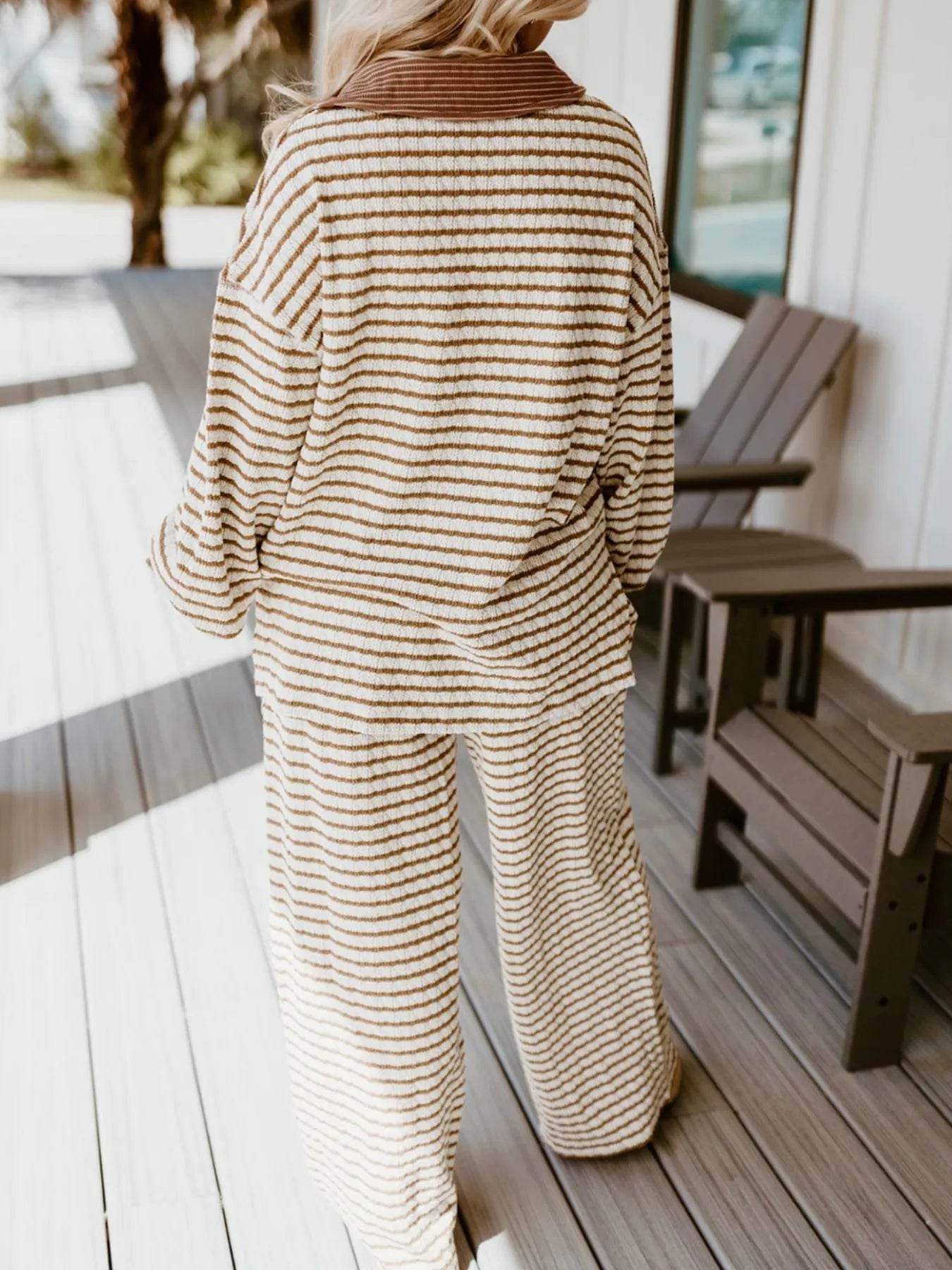 Stripe Collared Top and Drawstring Pant Set Trendsi 0152a209-51ac-4ff8-89cf-01b33b9d47ae-Max-Origin
