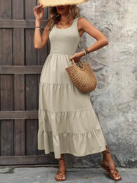 Ivy Lane Smocked Scoop Neck Sleeveless Tank Dress Beige Trendsi 01fc08eb-a29c-4837-a0b9-d7f0f6e0bd21-Max_ade6b9ad-c725-473a-9579-50c06e5d970d