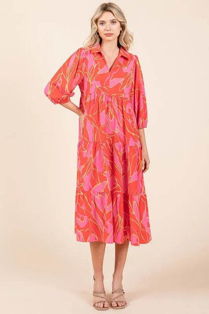 Mittoshop Tiered Printed Collared Neck Midi Dress Trendsi 0243f679-14d1-4afa-a8ae-700a99405e4c-Max