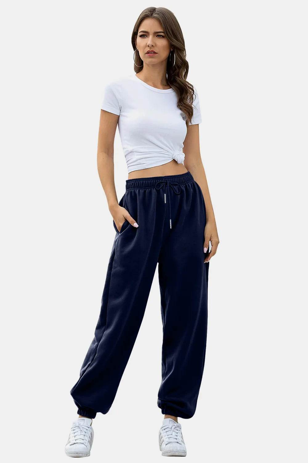 Elastic Waist Joggers with Pockets Trendsi 0250074a-0fe6-48c1-a94c-7e3b8fa566eb-Max