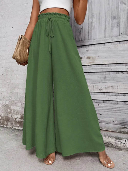 Honey Tied High Waist Wide Leg Pants Trendsi 02798bc5-21da-49c4-aed4-a782dd41a421-Max