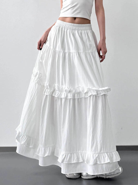 Elastic Waist Ruffle Maxi Skirt Trendsi 028b0d2d-11d5-4671-b5c9-4737d371b588-Max-Origin