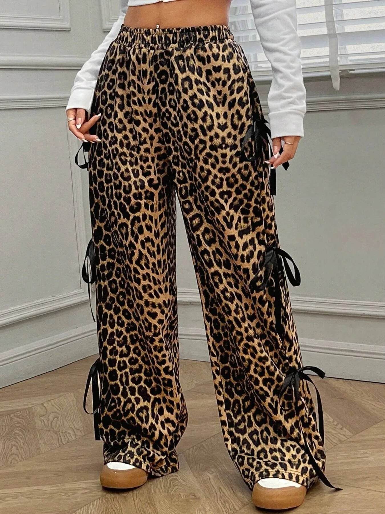 Cargo Wide Leg Pants with Side Tie Details Leopard Trendsi 02a2bedb568b4e39a0d7179b008ce3e6-Max-Origin