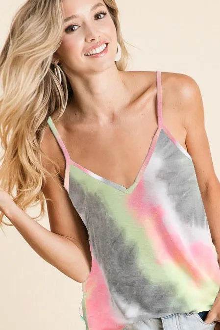 BiBi Tie Dye French Terry Sleeveless Top CHARCOAL Trendsi 035a305eccdb477f9da30c5f81e6b51b-Max-Origin