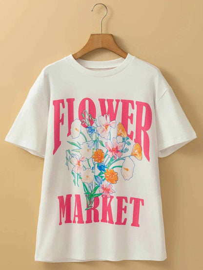FLOWER MARKET Graphic Round Neck T Shirt Trendsi 03ebe27ec31d4bb1b7c70e6c91b48968-Max-Origin