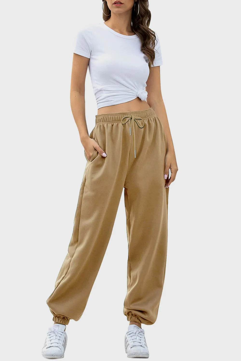 Elastic Waist Joggers with Pockets Trendsi 0401a962-ceba-4b54-87fe-8cf0c9413a13-Max