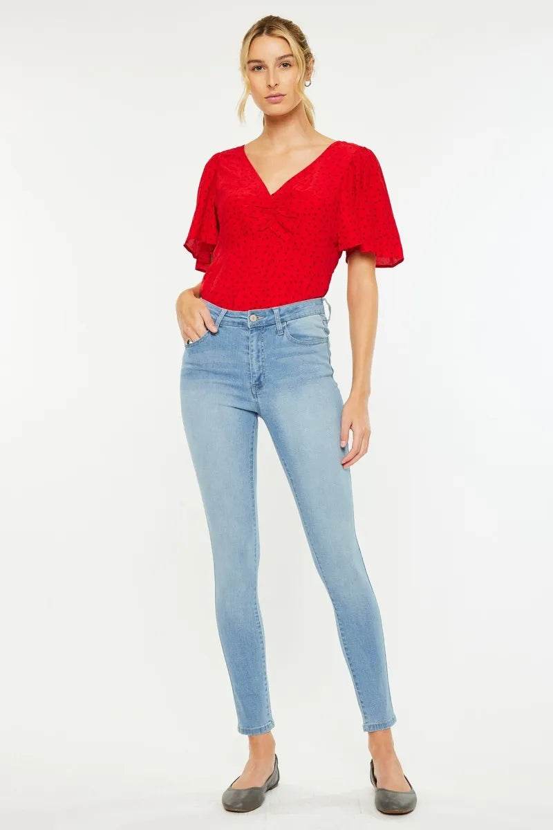 Kancan High Rise Super Skinny Jeans MEDIUM LIGHT Trendsi 042246bba774404da25182e9dd560f41-Max-Origin