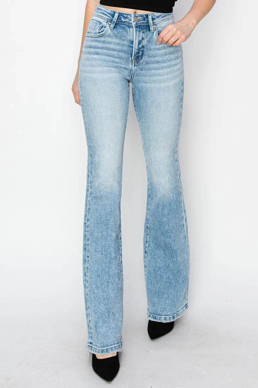 RISEN High Rise Bootcut Jeans Trendsi 0456522a17b84d5ca2bdf5a12d906cd2-Max-Origin