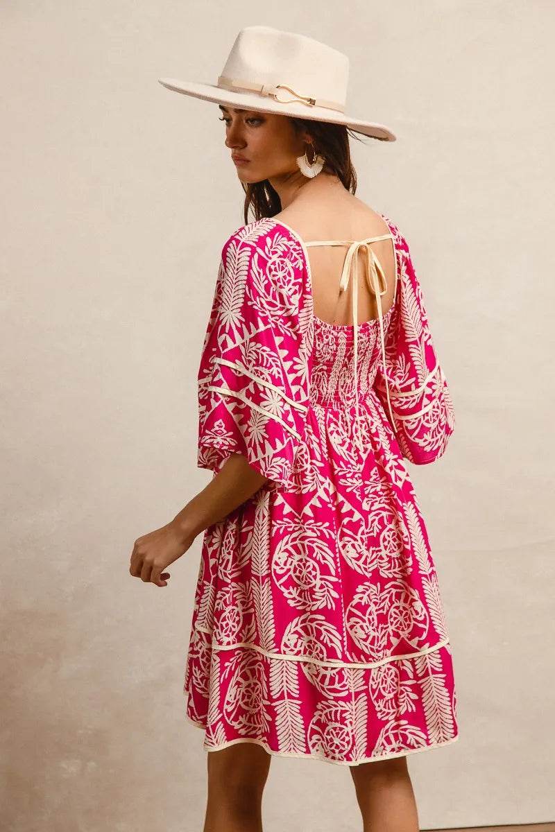 BiBi Aztec Woven Printed Contrast Binding Dress Trendsi 0457707c03c943d99bf4c0c5a96f76cd-Max-Origin