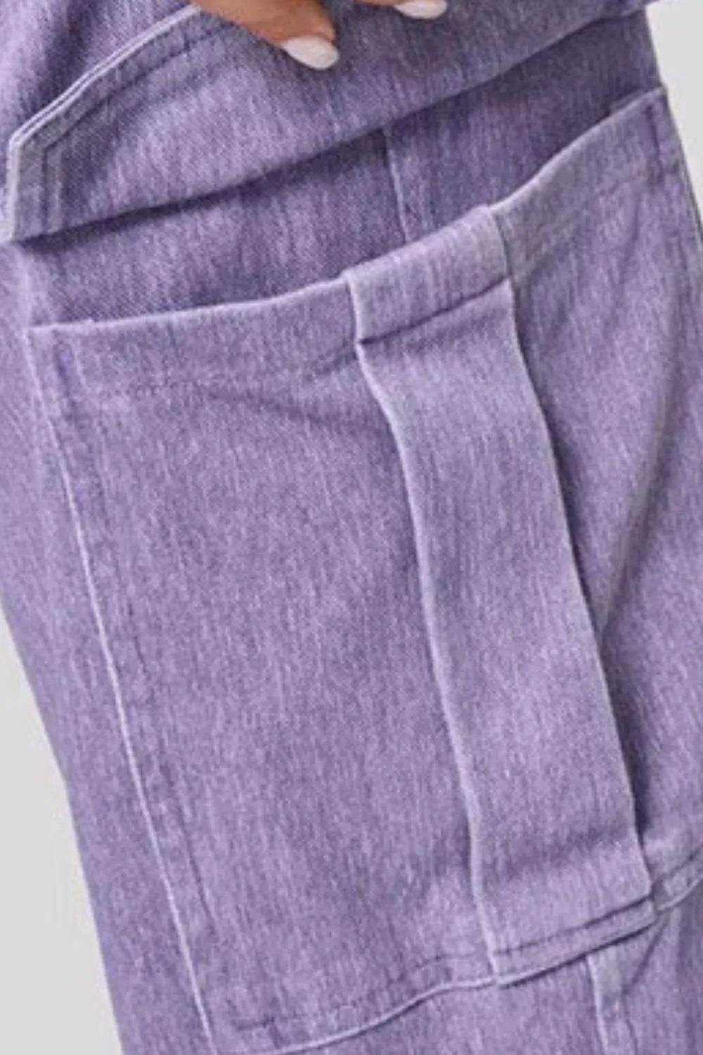 High Waist Straight Leg Cargo Jeans Trendsi 0463217a-4f54-473b-9c19-ddee63ea4e43-Max