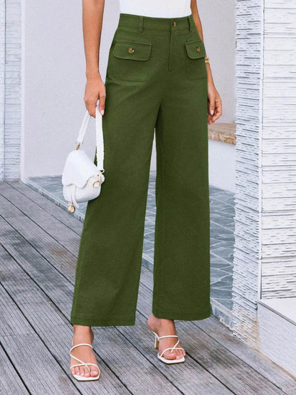 High Waist Wide Leg Pants Dark Green Trendsi 0469cf59-73e9-44dc-bbbf-8042dd2ae4ca-Max-Origin