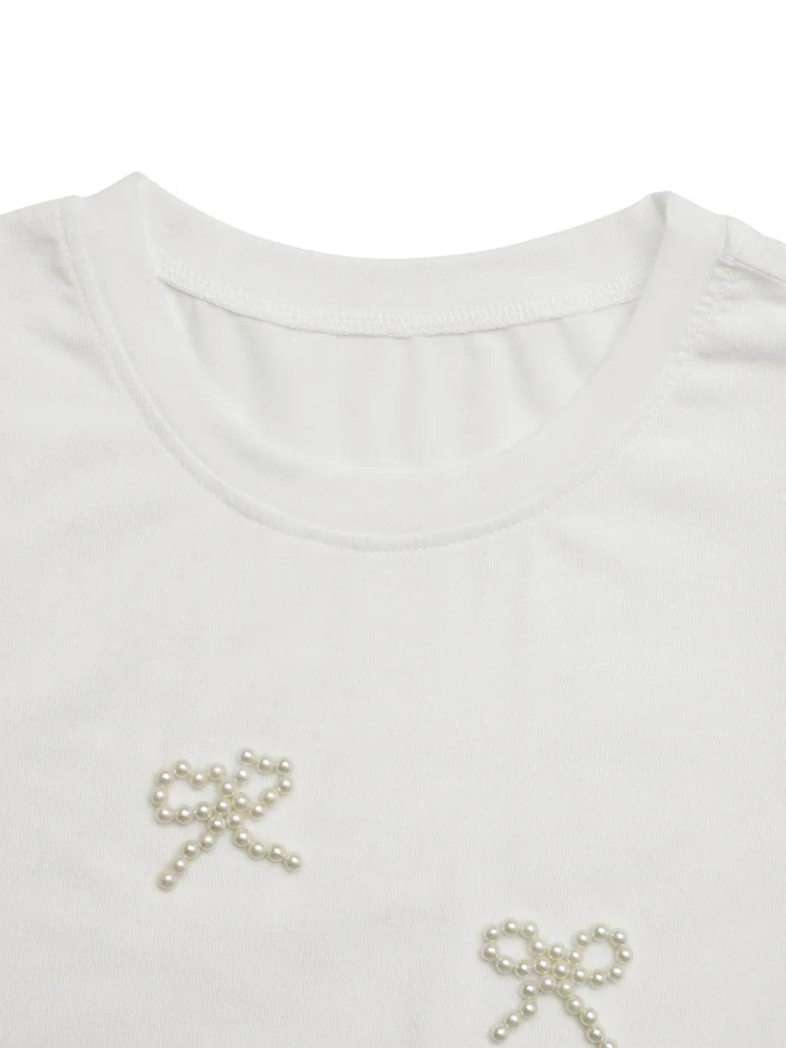 Pearl Bow Puff Sleeve T-Shirt Trendsi 04777f11-a6ba-47b5-8eeb-c87211f834a4-Max-Origin