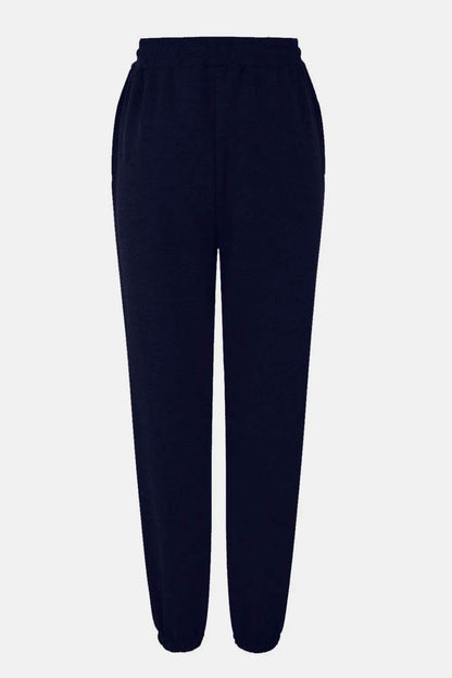 Elastic Waist Joggers with Pockets Navy Trendsi 0481dd66-7c7e-4881-8b63-c701c4ac801a-Max