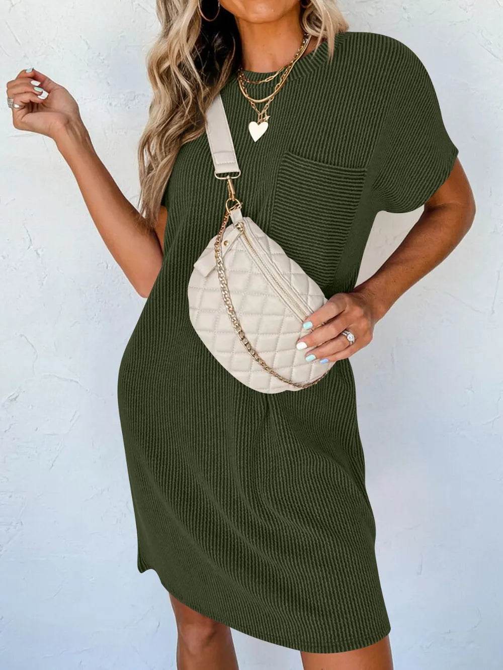 Lovelet Round Neck Short Sleeve Mini Dress Trendsi 0523e2eb-472a-4720-b708-b26de6b717e9-Max