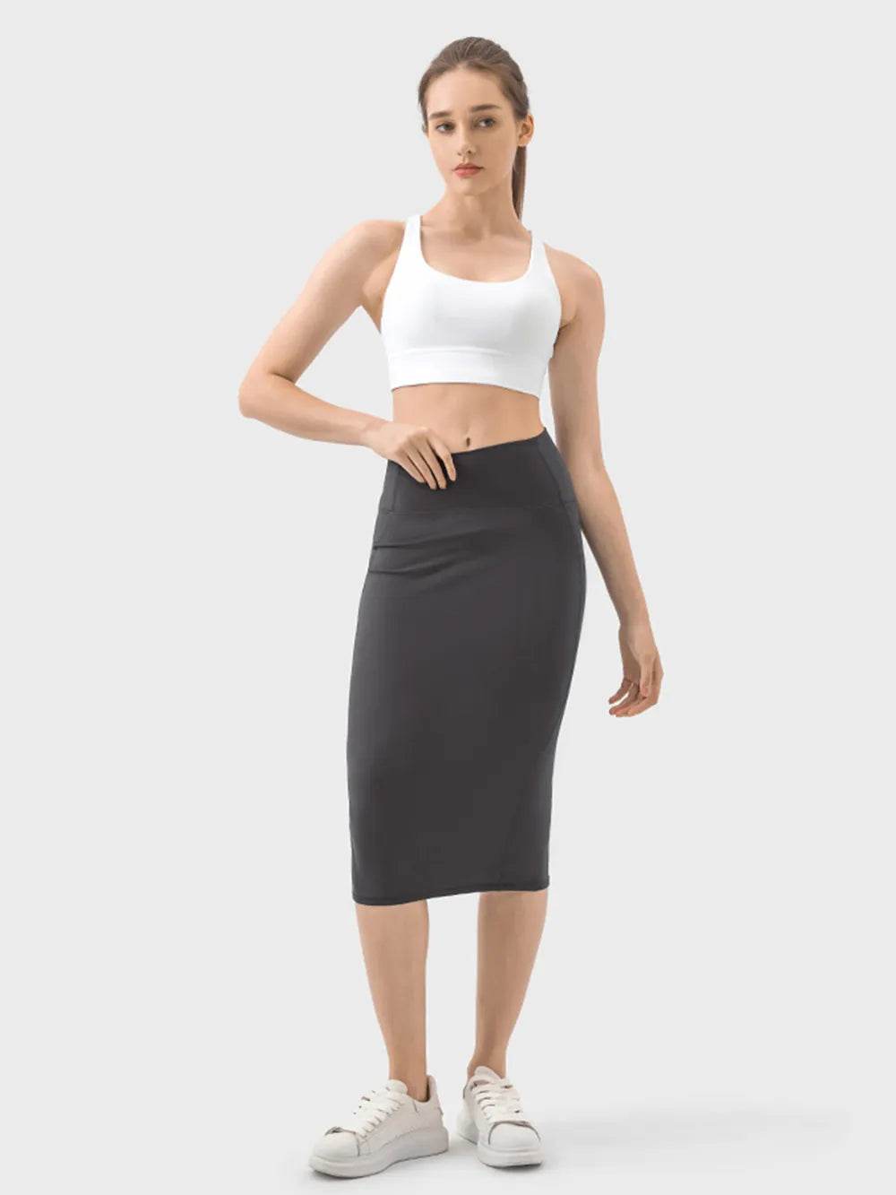 Millennia Slit Wrap Active Skirt Trendsi 05a964c5-a396-4776-9abf-64ab5c453fd3-Max