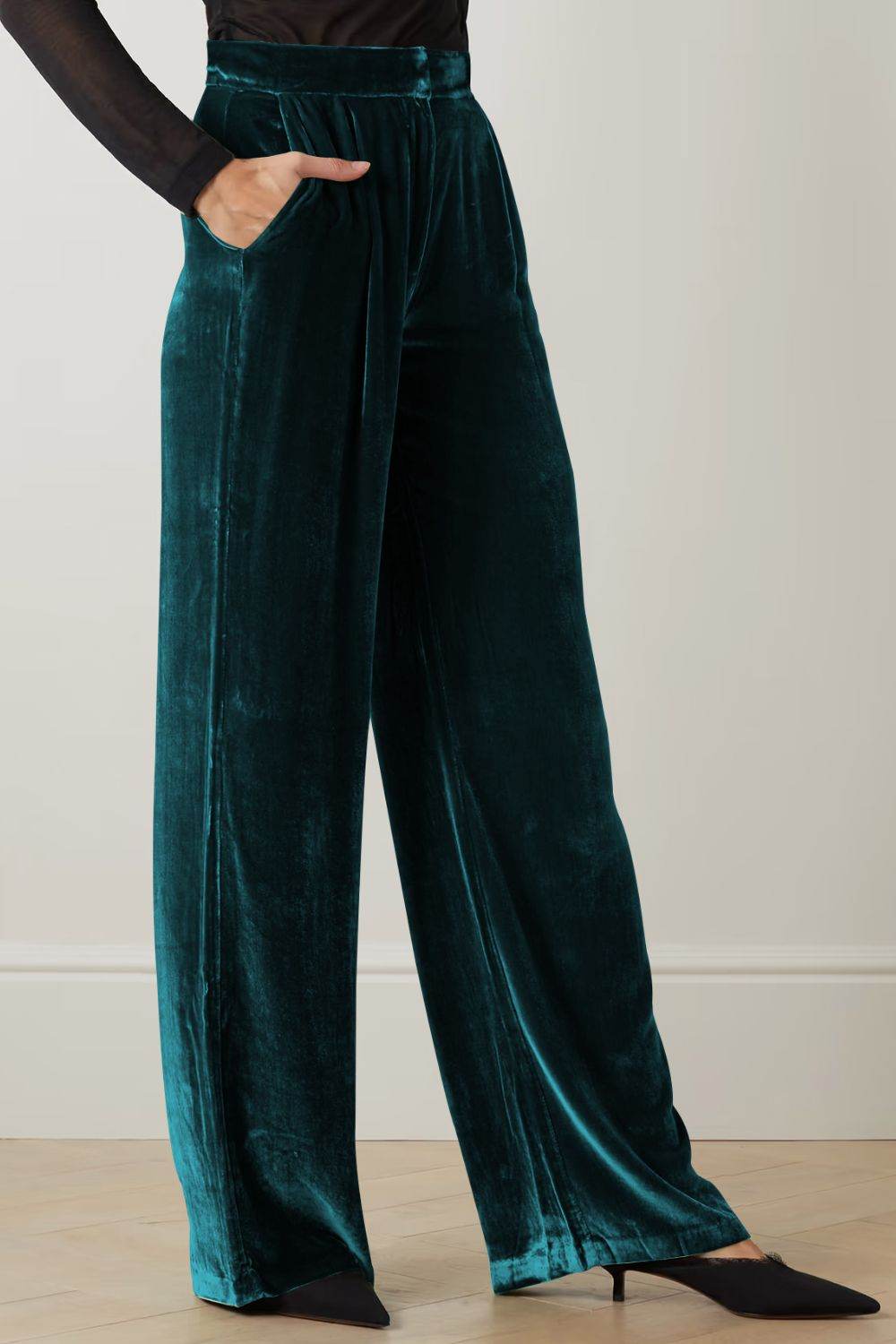 Loose Fit High Waist Long Pants with Pockets Trendsi 062ec57655d149e18d97a9aa69c0fb4e-Max