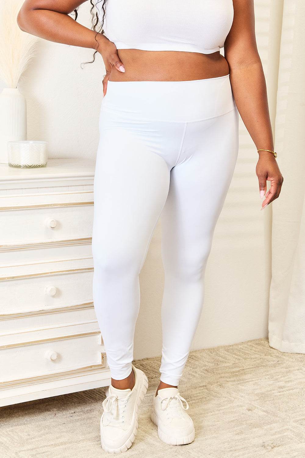 Double Take Wide Waistband Sports Leggings Trendsi 063807187ce64ca9a4844976e16e53e9-Max