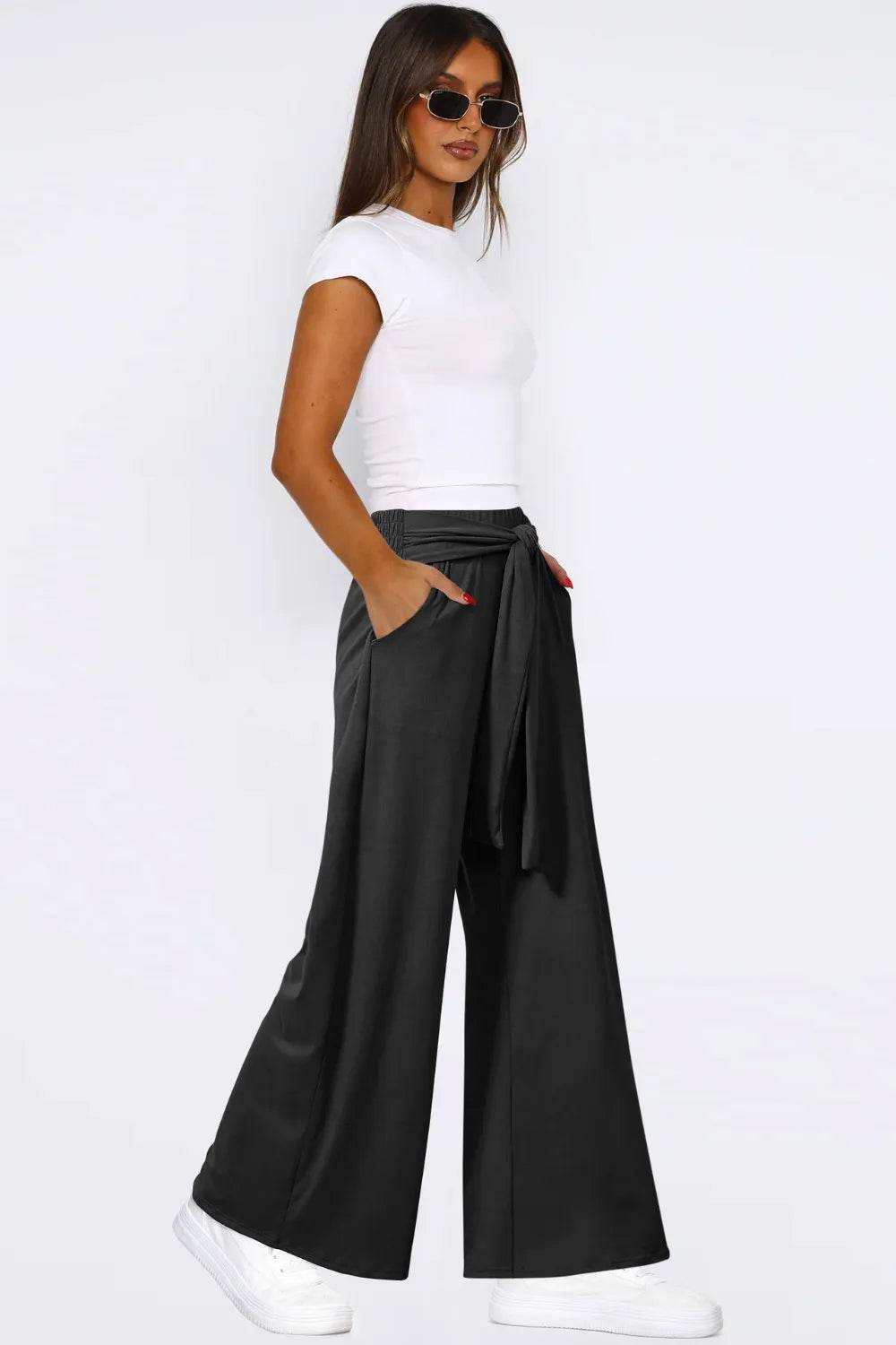 Tied Pocketed Wide Leg Pants Trendsi 06a0d510-f601-4a58-8148-d7ec48eb5291-Max