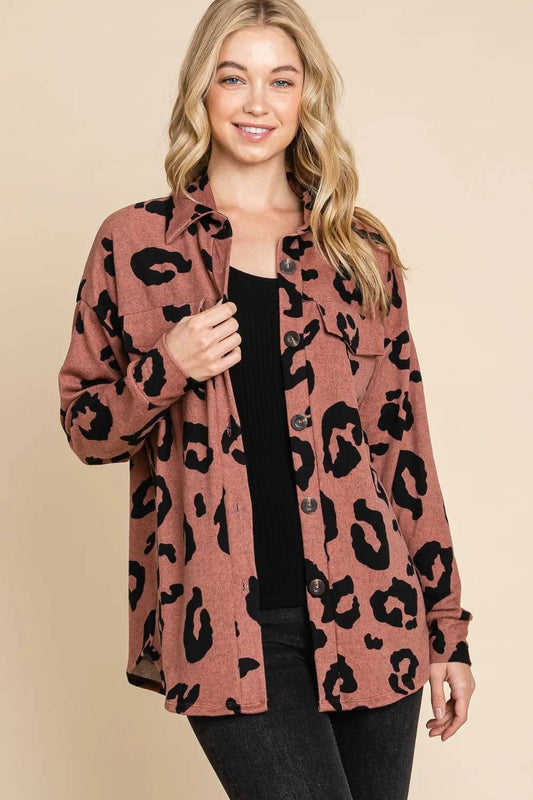 BOMBOM Animal Print Button Up Knit Shacket Brick Trendsi 073b0912-1763-4358-9cfa-de50617128de-Max