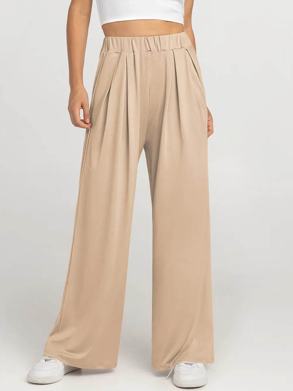 Elastic Waist Wide Leg Pants Trendsi 076752cb-41a2-4de2-a46b-21b31f4b5b09-Max
