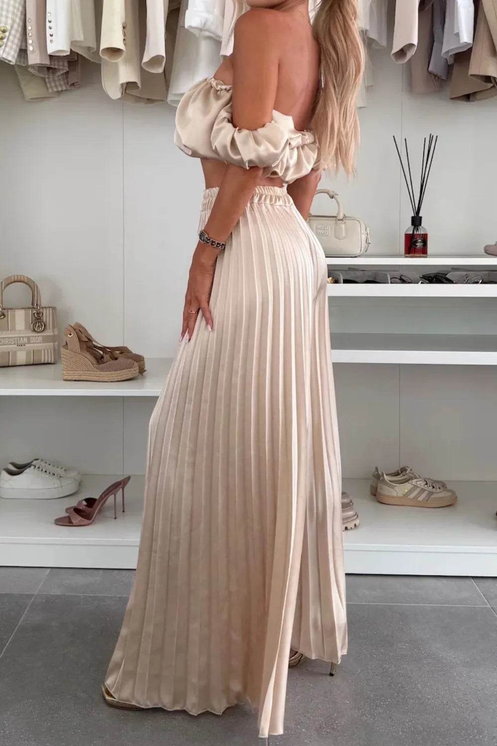 Off-Shoulder Top and Pleated Pants Set Trendsi 077ba7ff-43bc-4952-b2ec-343996a79c8d-Max-Origin
