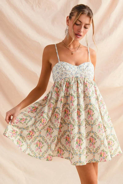 SO ME Mixed Floral Print Sleeveless Mini Dress Trendsi 07b238641d98400fb9b44e3b166dd5d9-Max-Origin