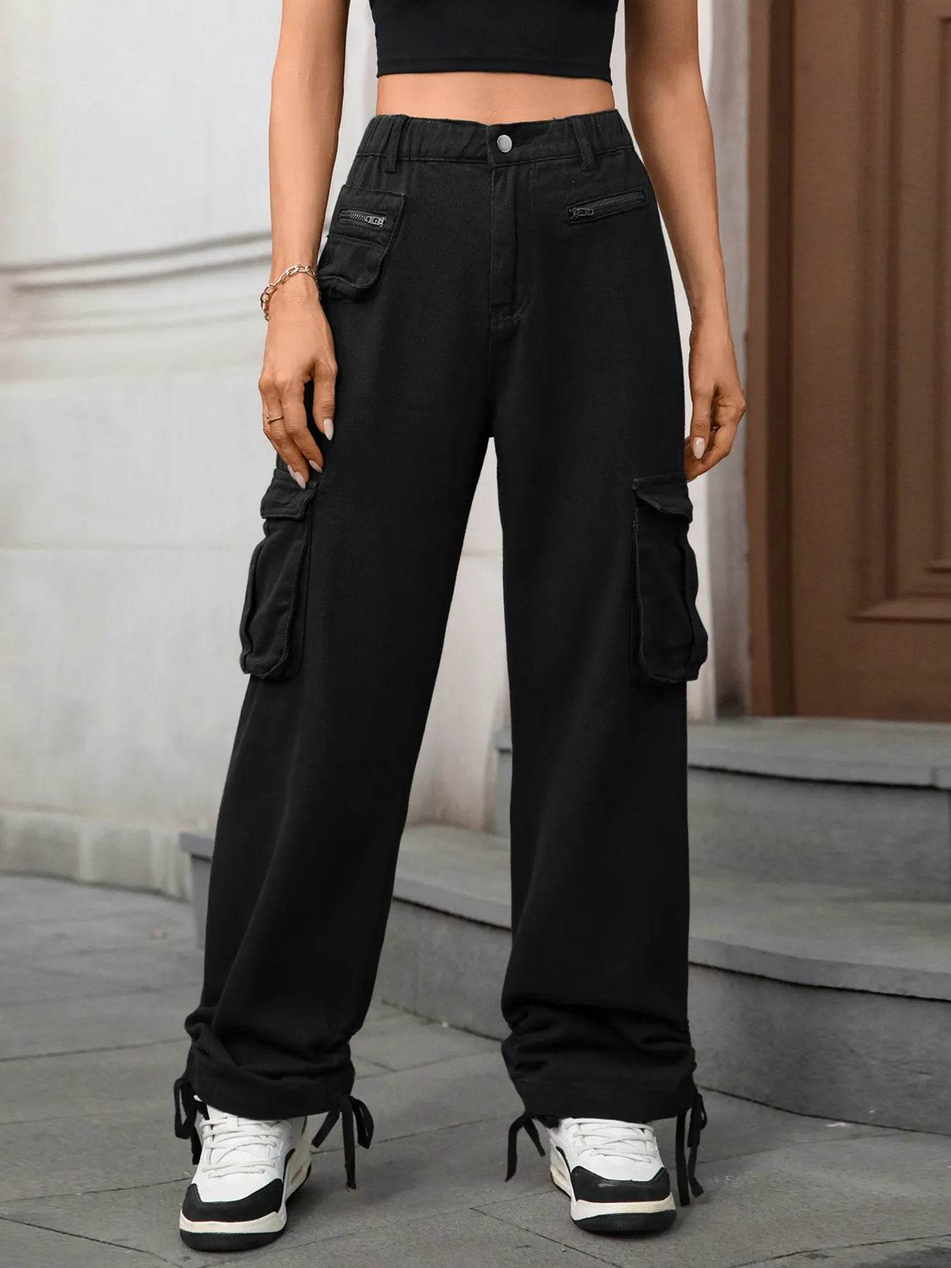 Wide Leg Cargo Jeans Black Trendsi 07e10424ec1b4ab494957faabe45d755-Max-Origin