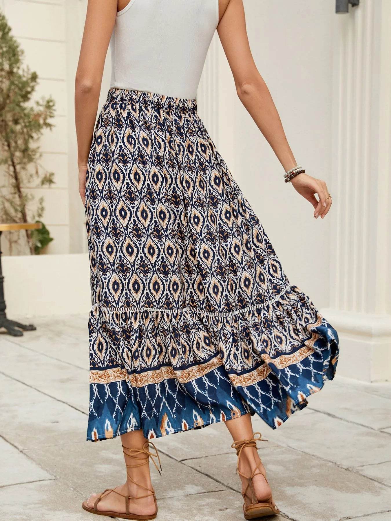 Bohemian Printed Ruched Maxi Skirt Trendsi 085fcf43-3e52-4f83-aaf9-50c61fb423f7-Max-Origin