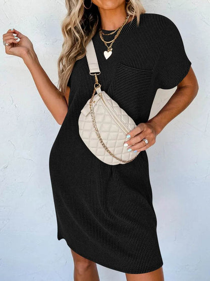 Lovelet Round Neck Short Sleeve Mini Dress Black Trendsi 087fb453-7a44-479c-b298-fb22f32fab36-Max