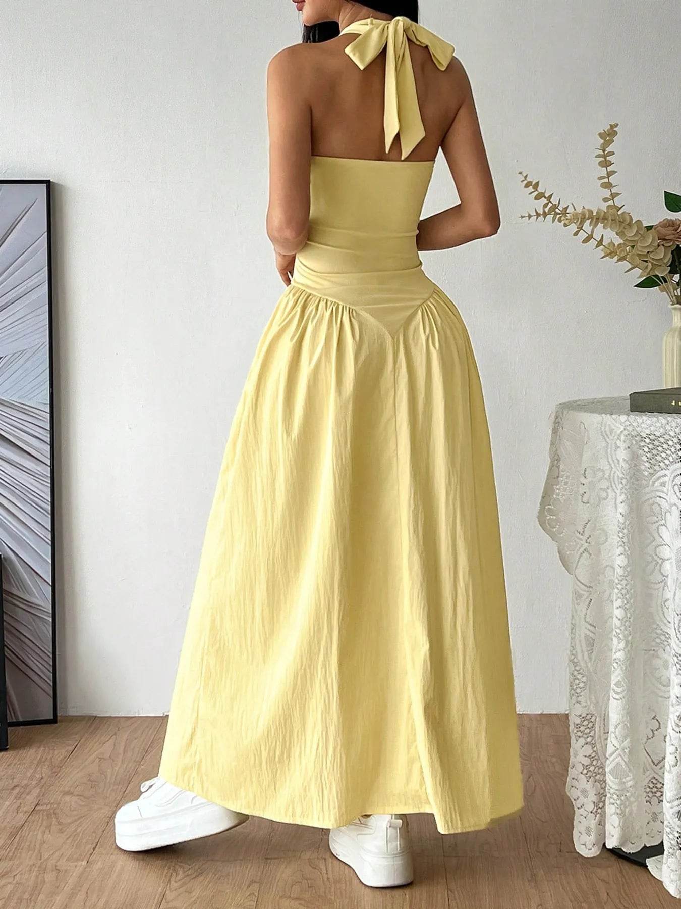 Halter Neck Maxi Dress Trendsi 0954e48dd27c4842bc00c06fc44e7681-Max-Origin