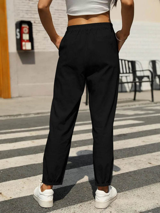 Elastic Waist Tapered Pants Trendsi 097fb88b-ce15-491a-893b-fa1d5449c424-Max