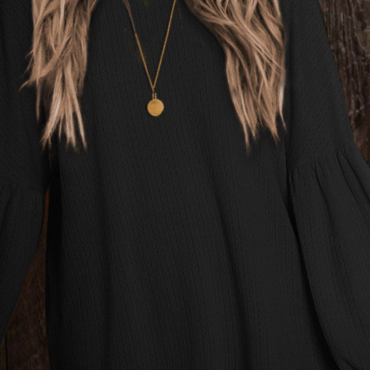 Round Neck Long Sleeve Ruched Blouse Trendsi 09bfd43ec3c946b9902368c249a2871c-Max