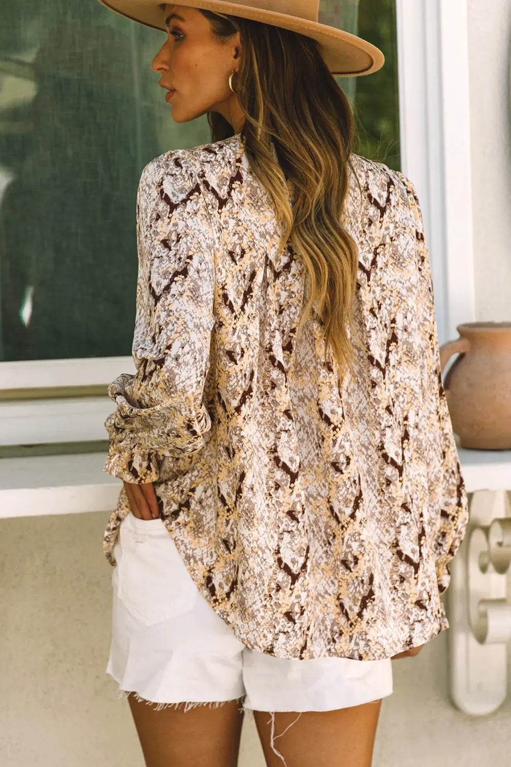 Printed Round Neck Long Sleeve Blouse Trendsi 0a5d0277dac046f0b08d803e6ec9de44-Max