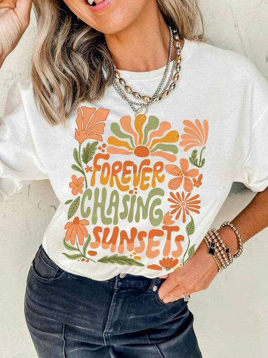FOREVER CHASING SUNSETS Round Neck T Shirt White Trendsi 0a62d586eb514d429247cc276d24f85c-Max-Origin