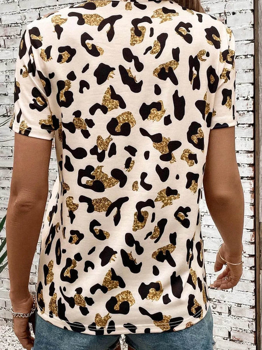 Leopard Print Short Sleeve T-Shirt Trendsi 0a7d83ba-becf-48bb-9246-2ced41536339-Max-Origin