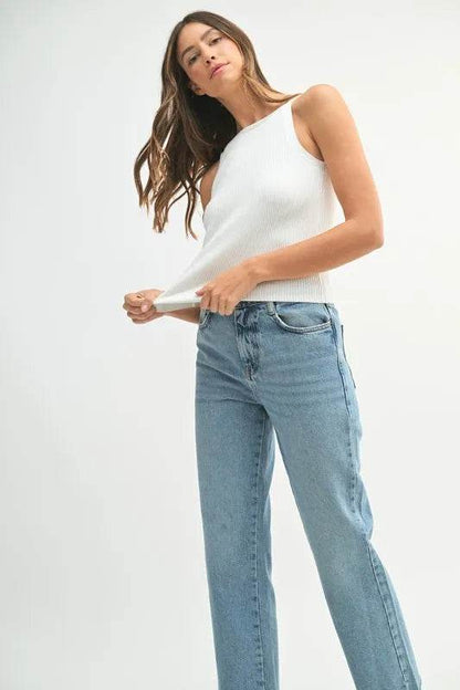 MABLE Ribbed Knit Tank Trendsi 0b3bc0e9df2543c28e3377dc2a631731-Max-Origin