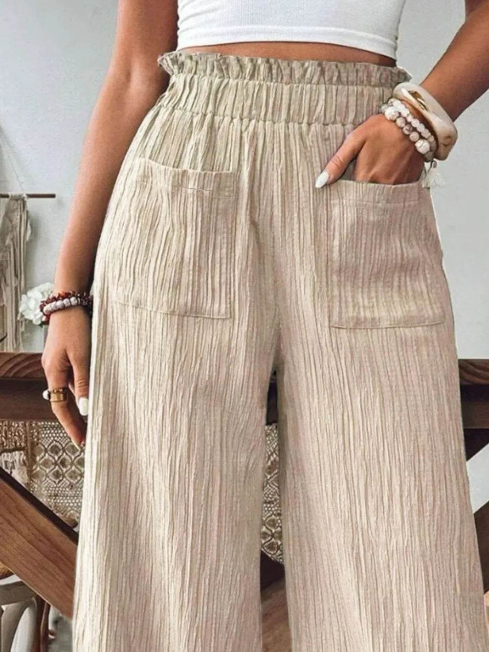 Frill Wide Leg Pants Trendsi 0b6ab774-0f51-4b9a-98a5-6893d7a17f11-Max