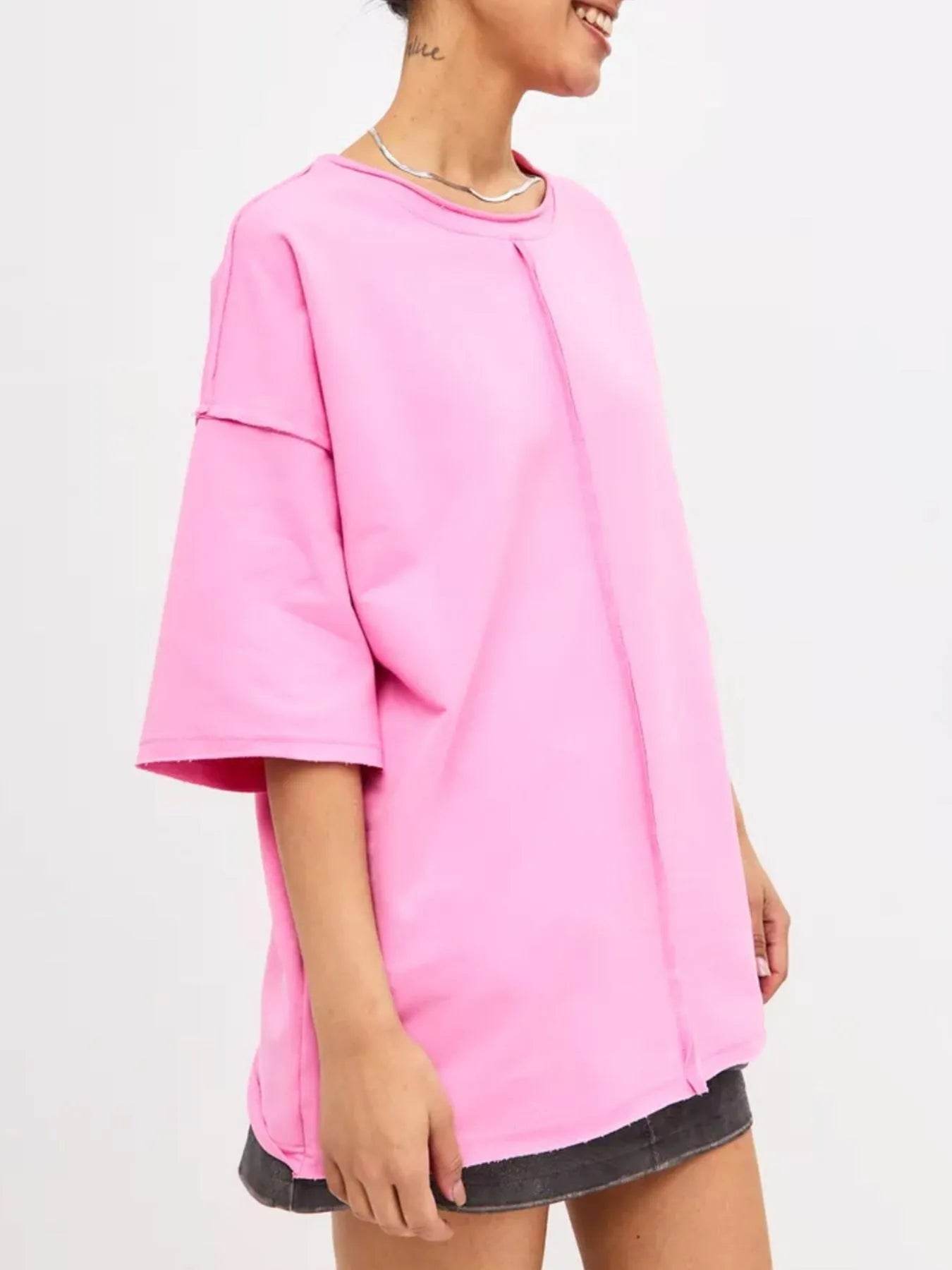 Round Neck Half Sleeve T-Shirt Trendsi 0b6c240f-2cdc-42f3-97f4-e685d538b6f9-Max-Origin
