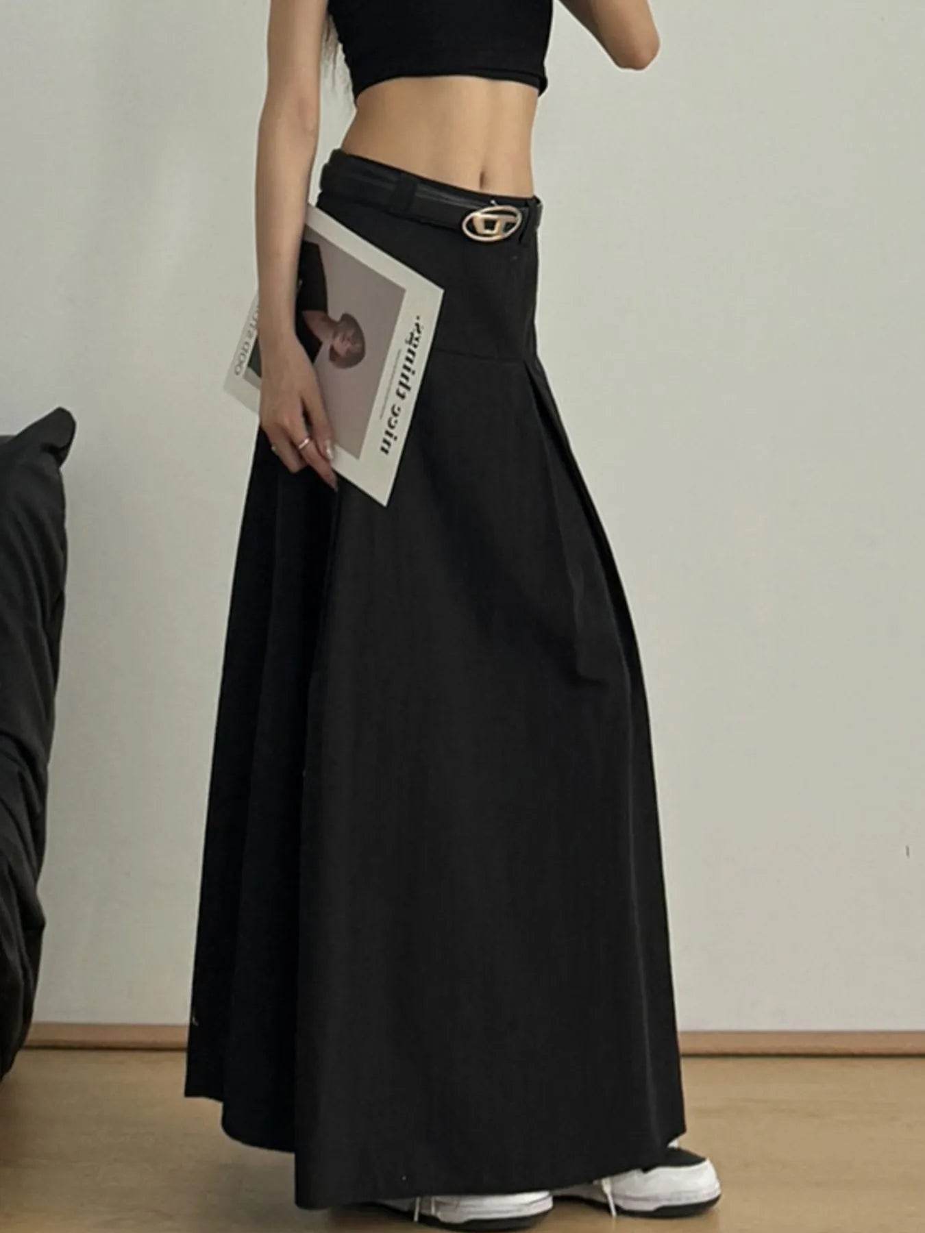 High Waist A-Line Maxi Skirt Trendsi 0b755aea-fcbc-4363-b1d3-60f5d2b577e2-Max-Origin