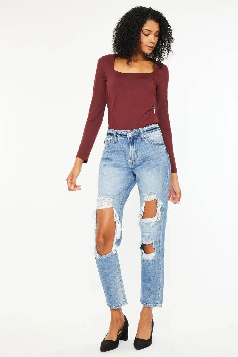 Kancan High Rise Distressed Boyfriend Jeans Trendsi 0b75631b7442481bbaea23706e34895c-Max-Origin