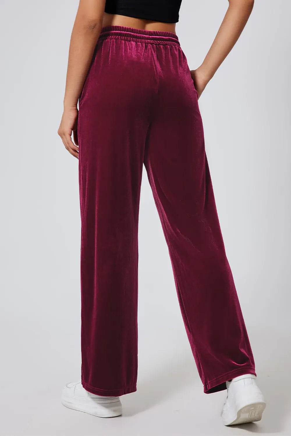 Drawstring Elastic Waist Straight Leg Pants Trendsi 0b8ea208-a325-433a-9dd8-976cdda5b3b9-Max